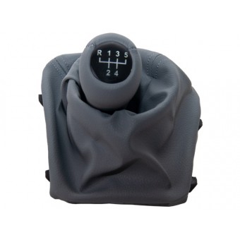 Topuzlu Vites Körüğü E36 -5 İleri- Man.Şanz; Gri Suni Deri -///M-